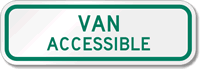 ADA VAN sign